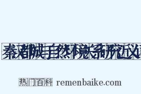 秦汉都城与自然环境关系研究近义词是什么意思的图片